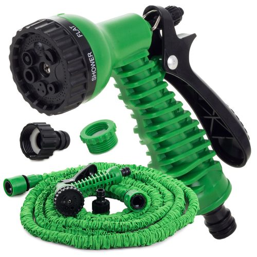 Magic Hose flexibilis locsolótömlő csatlakozóval 5m - 15m + locsolófej