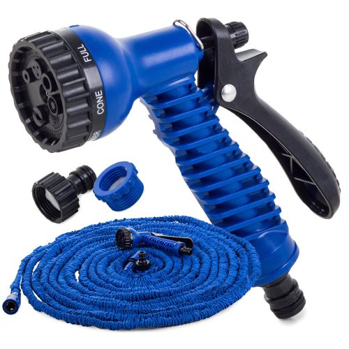 Magic Hose flexibilis locsolótömlő adapterrel 15m - 45m + locsolófej