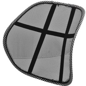 Ergonomikus hálós deréktámasz székhez, fekete