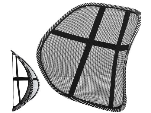 Ergonomikus hálós deréktámasz székhez, fekete