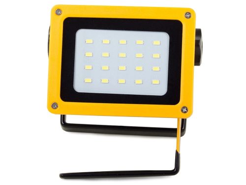 Hordozható led halogén lámpa 20 smd 30w újratölthető akkumulátorral