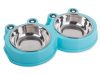 Fém dual kutyatartó 0.3l x 2