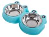 Fém dual kutyatartó 0.3l x 2