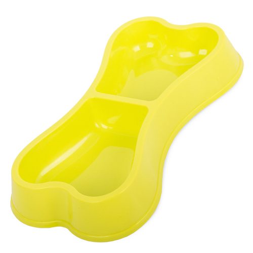 Műanyag tál kutyáknak macskáknak dupla 150ml x 2