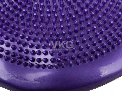 Szenzomotoros egyensúlyozó párna pumpával – 32 cm, lila