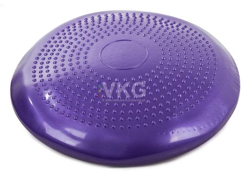 Szenzomotoros egyensúlyozó párna pumpával – 32 cm, lila