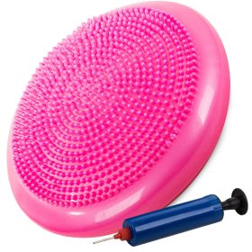   Szenzomotoros egyensúlyozó párna pumpával – 32 cm, rózsaszín