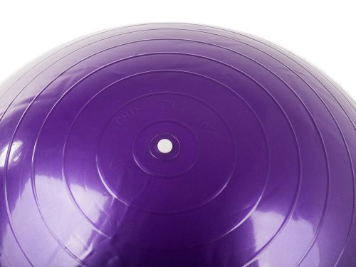 Rehabilitációs és gimnasztikai labda otthoni edzéshez 65 cm, lábpumpával, lila