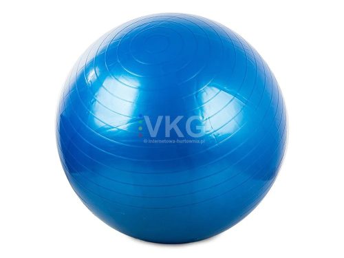 Rehabilitációs és gimnasztikai labda otthoni edzéshez 65 cm, lábpumpával, kék