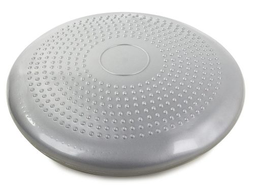 Szenzomotoros egyensúlyozó párna pumpával 32 cm - Ezüst 