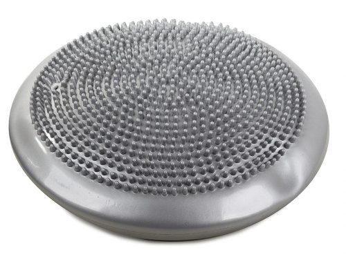 Szenzomotoros egyensúlyozó párna pumpával 32 cm - Ezüst 