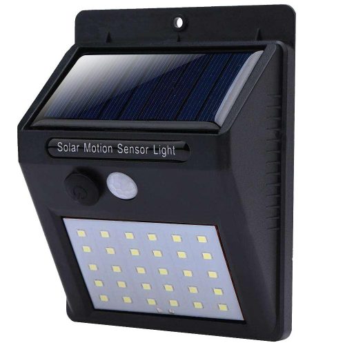 Napelemes lámpa 30led mozgás és szürkület érzékelővel