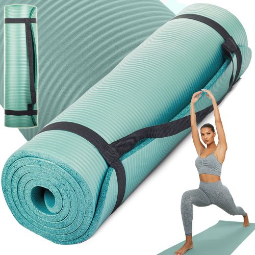 Jóga pilates fitness matrac csúszásmentes 180x60