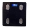 Bmi analitikus okos fürdőszoba mérleg, 180kg teherbírás, applikációval, fekete