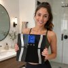 Analitikus Okos Személymérleg LCD Kijelzővel – Fekete, 180 kg