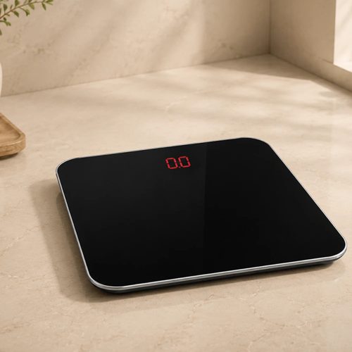 Elektronikus lcd üveg fürdőszobai mérleg 180kg