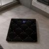 Elektronikus fürdőszobai mérleg 180kg – Elegáns fekete üveg mérleg LCD kijelzővel