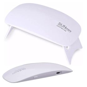 SUN Mini UV/LED körömlámpa, 6 W, 6 LED, USB, fehér