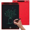 LCD elemes Rajztábla ceruzával, törlés gombbal 8,5", piros