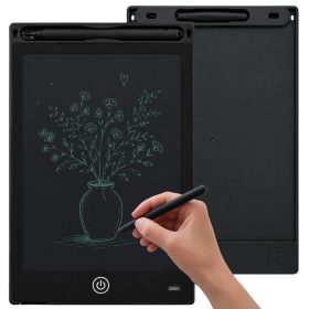   LCD elemes Rajztábla ceruzával, törlés gombbal 8,5", fekete