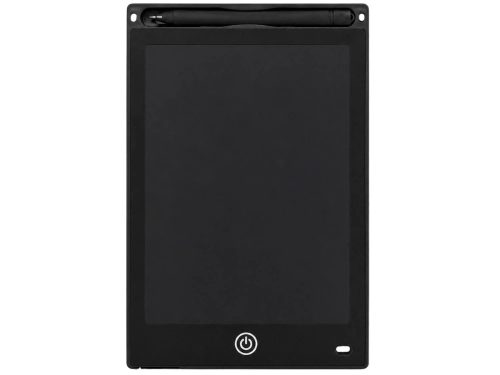 LCD elemes Rajztábla ceruzával, törlés gombbal 8,5", fekete