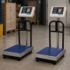 Elektronikus Raktári Mérleg Korláttal 50x40cm alap, 300kg/50g