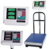  Elektronikus összecsukható raktár mérleg, lcd kijelzővel, védő támlával - 100 kg/50 g