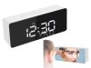 Zegar budzik termometr lustro led alarm data 4w1