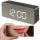 Zegar budzik termometr lustro led alarm data 4w1