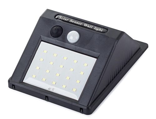Napelemes lámpa 20 LED mozgás és szürkület érzékelővel