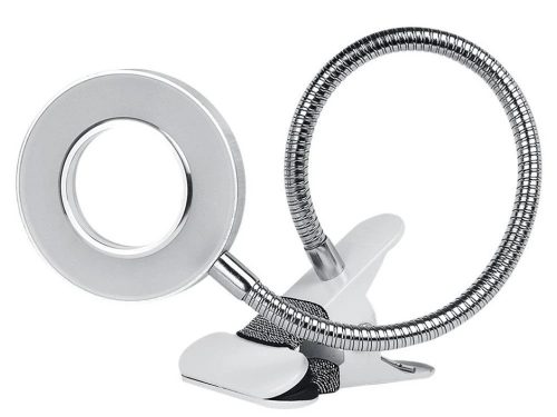 360° USB Kozmetikai 24 ledes lámpa csiptetővel 