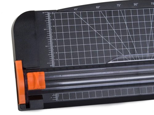 Papírvágó guillotine A3–B5 méretű papírokhoz, 10–12 laphoz