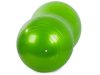 Mogyoró alakú torna- és fitneszlabda pumpával, zöld, 40cm