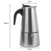 Rozsdamentes Olasz kávéfőző 6 személyes, 300ml