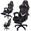 Ergonómikus Gamer forgószék lábtartóval