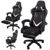 Ergonómikus Gamer forgószék lábtartóval