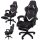 Ergonómikus Gamer forgószék lábtartóval