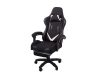 Ergonómikus Gamer forgószék lábtartóval
