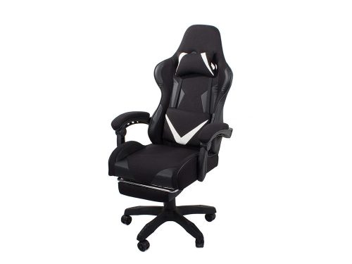 Ergonómikus Gamer forgószék lábtartóval