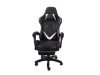 Ergonómikus Gamer forgószék lábtartóval