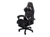 Ergonómikus Gamer forgószék lábtartóval