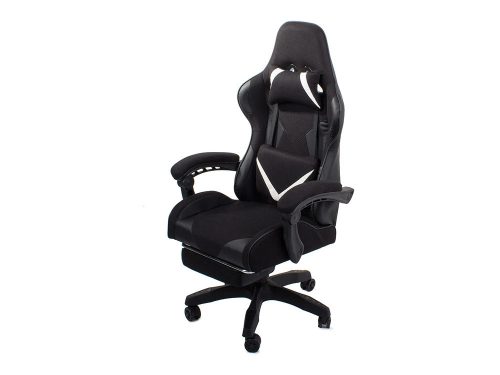 Ergonómikus Gamer forgószék lábtartóval