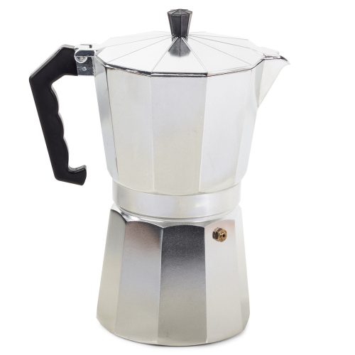 12 személyes kotyogós kávéfőző 600ml aluminium