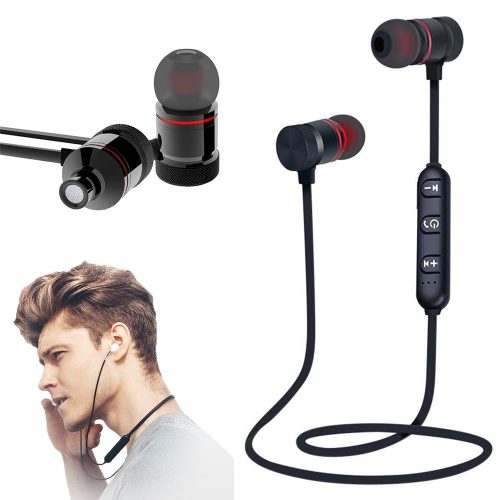Bluetooth sport fülhallgató - fekete