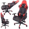 Ergonómikus Gamer forgószék - piros, fekete