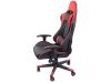 Ergonómikus Gamer forgószék - piros, fekete