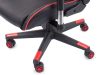 Ergonómikus Gamer forgószék - piros, fekete