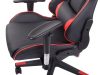 Ergonómikus Gamer forgószék - piros, fekete