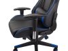 Ergonómikus Gamer forgószék - kék, fekete