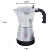 Elektromos 6 személyes olasz kotyogós kávéfőző, 300ml, 480W